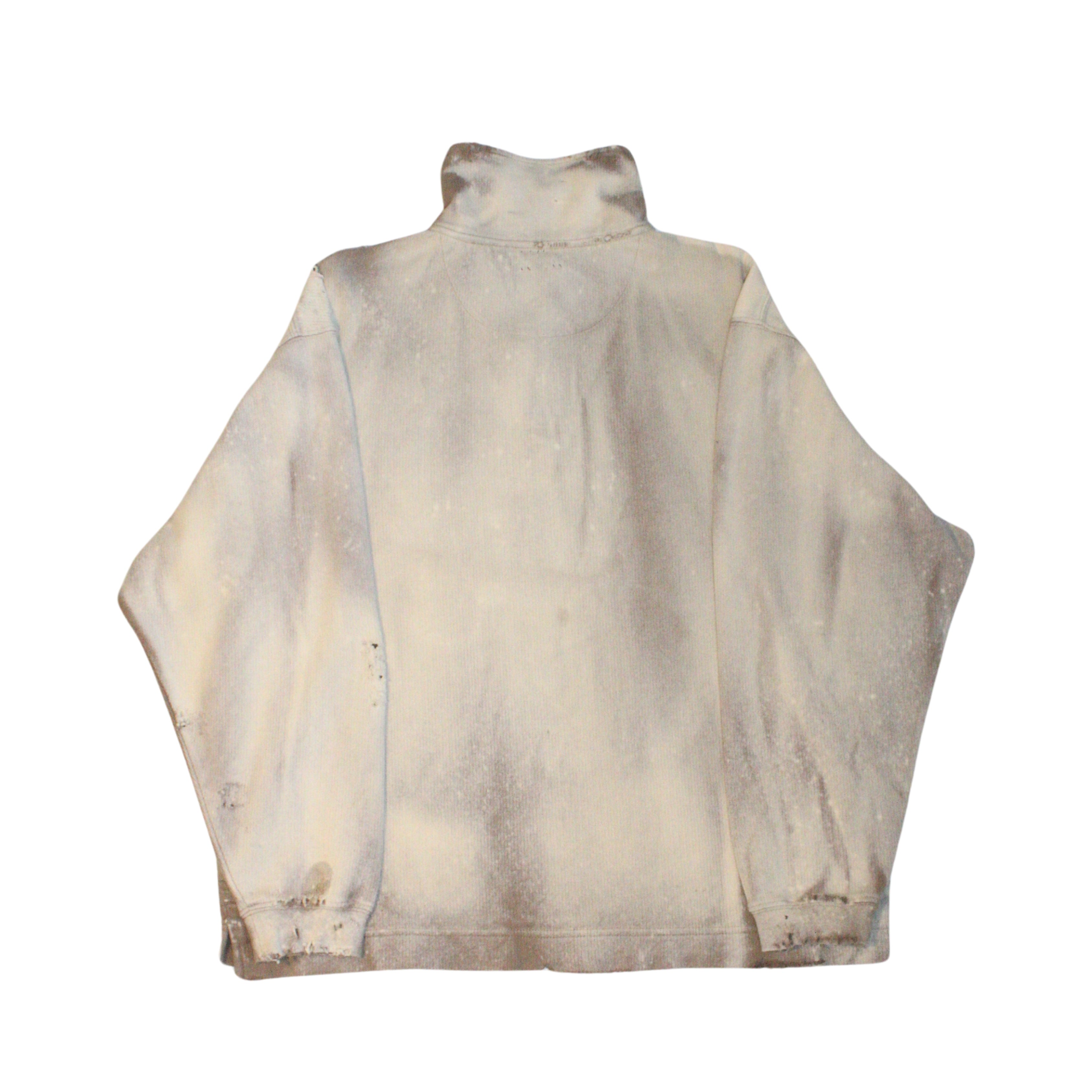 untitled 29 - distressed beige sweater