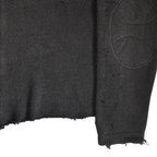 untitled 78 - grey knit zip sweater