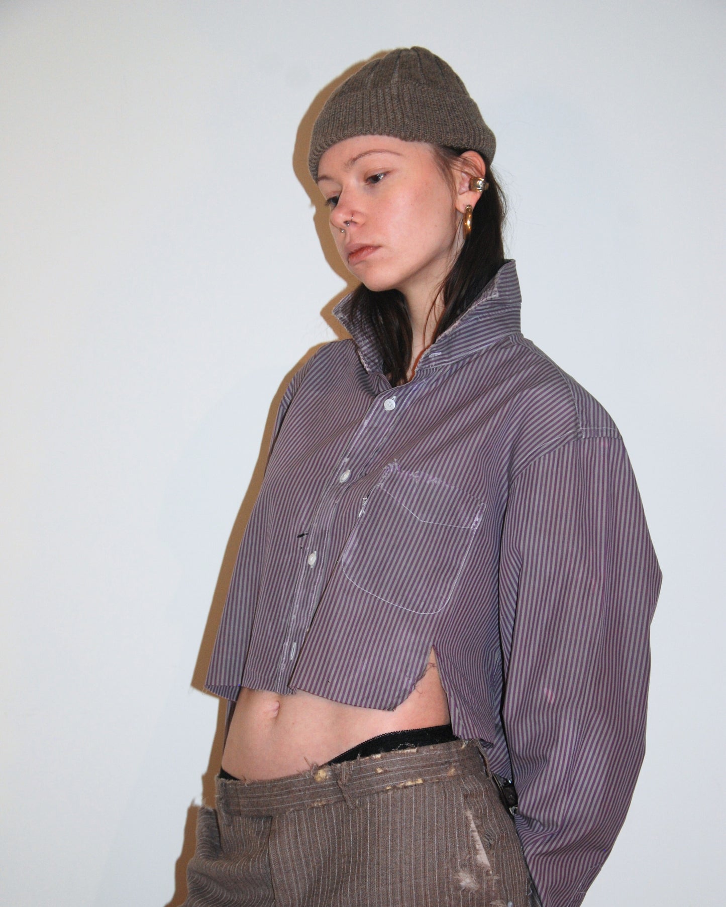 untitled 21 - distressed purple shirt