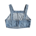 untitled 63 - denim stitched tank