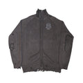 untitled 36 - distressed knit zip sweater