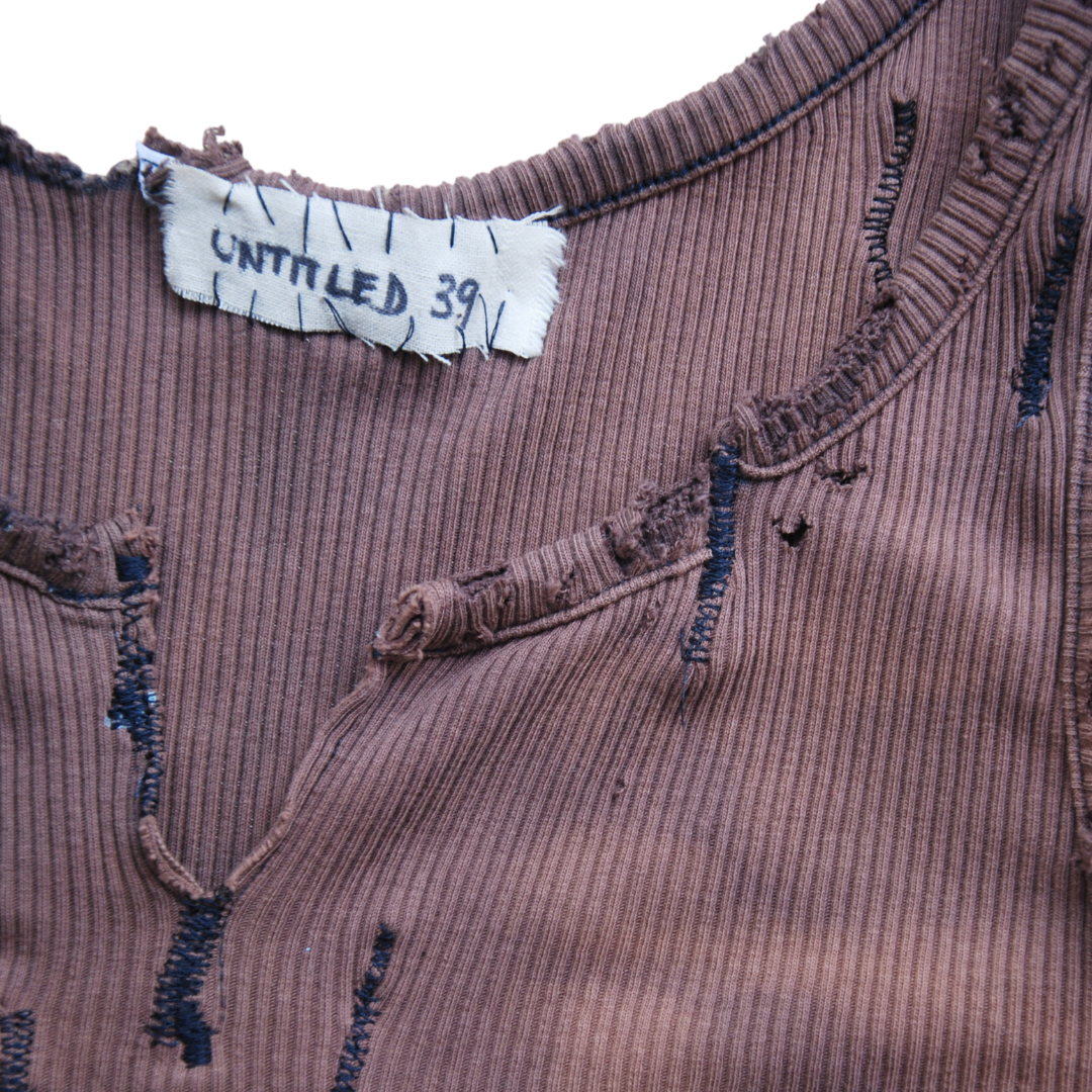 untitled 39 - distressed tank top