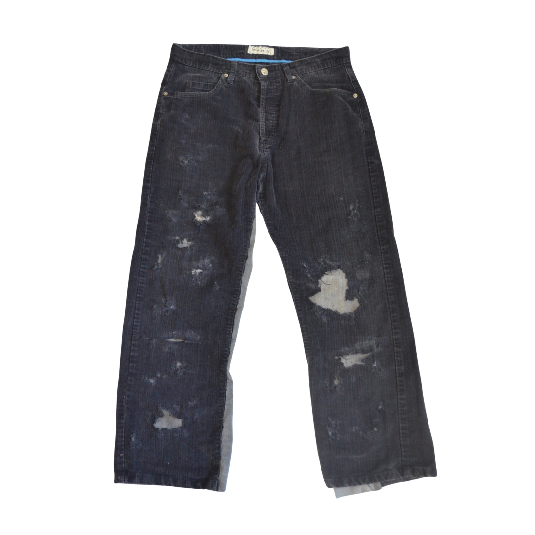 untitled 81 - layered ripped pants