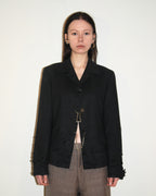 untitled 01 - grey fitted blazer