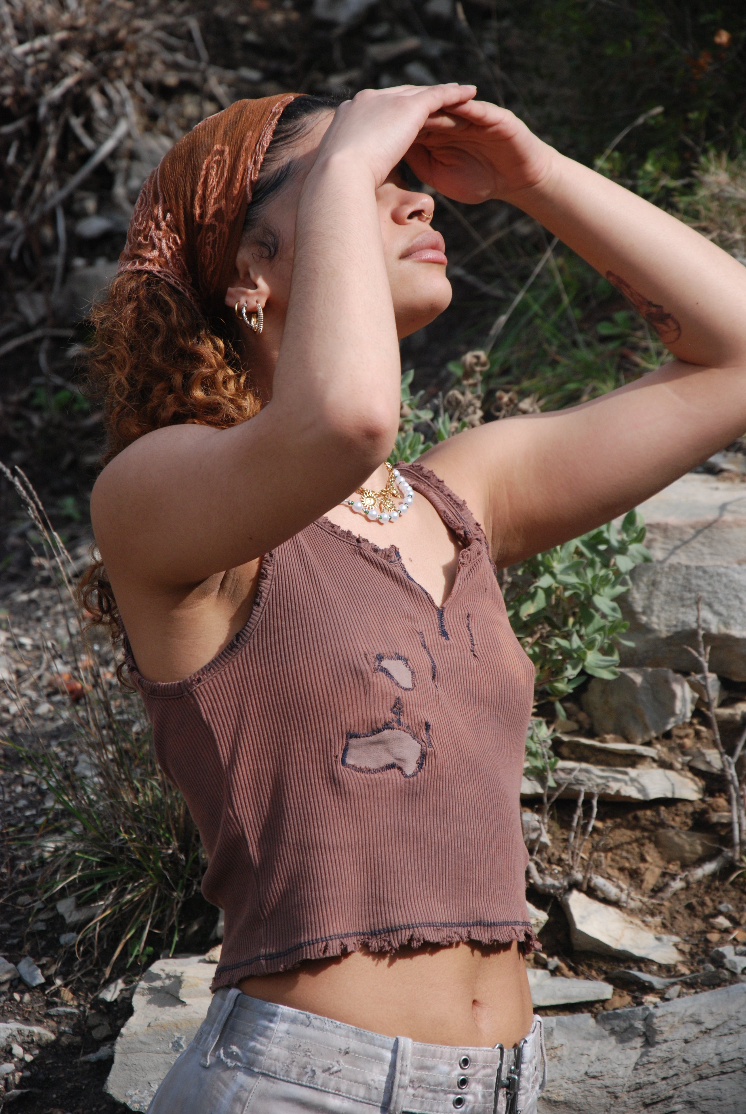 untitled 39 - distressed tank top