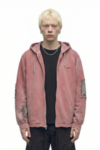 untitled 51 - washed rose nike hoodie