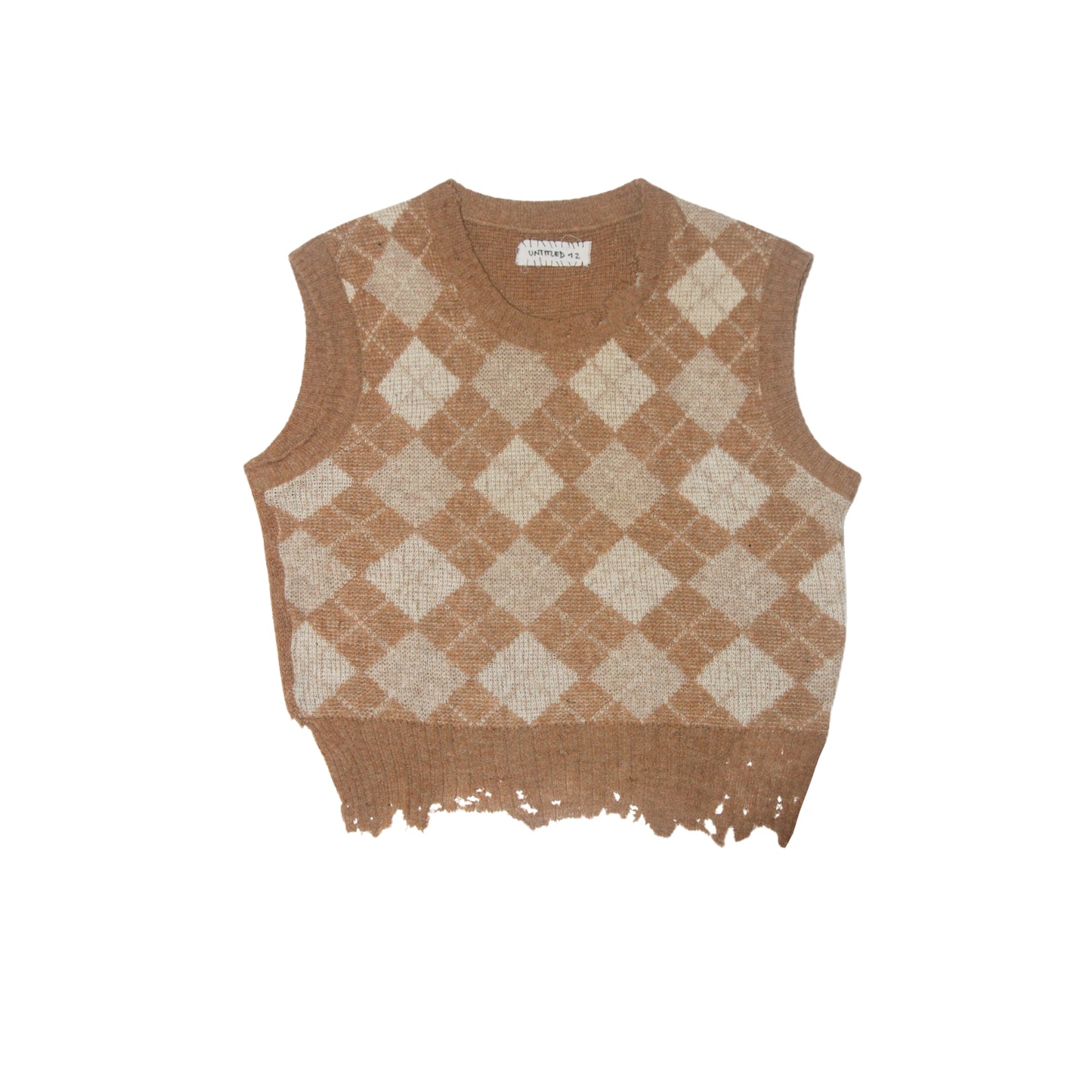 untitled 12 - checkered sweater vest