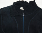 untitled 03 - navy distressed knit jumper