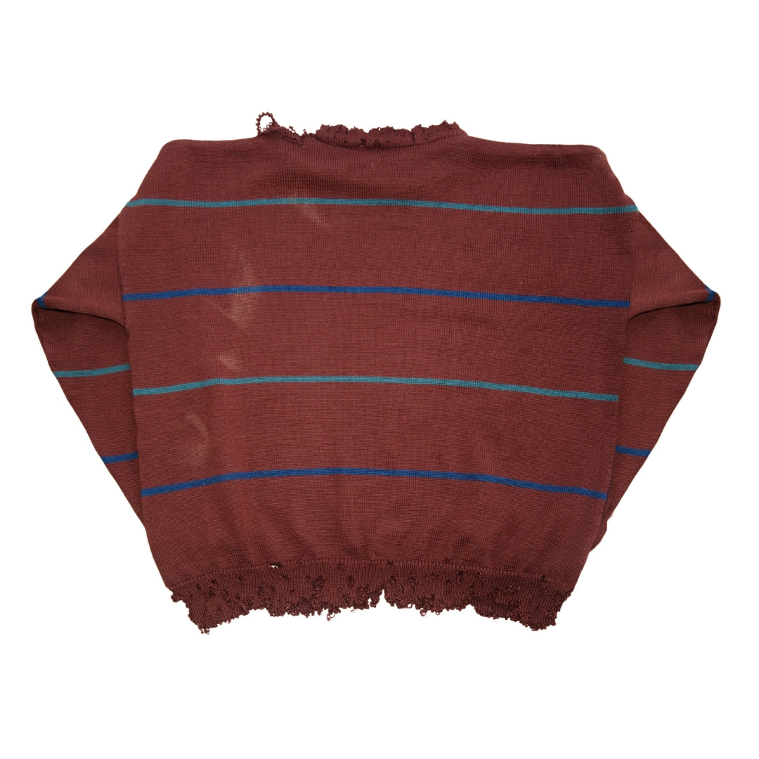untitled 33 - distressed bordeau jumper